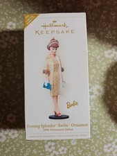 2006 Hallmark EVENING SPLENDOR Barbie Ornament Limited Quantity (BRUNETTE HAIR) picture