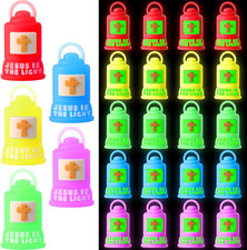 25 Pcs VBS 2026 Jesus Is the Light Lantern Figures Glow in the Dark picture