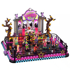 2026 LEMAX SPOOKY TOWN Village - DJ DECAY'S ROLLER RINK RAVE Sights & Sounds picture