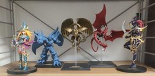 Yu-Gi-Oh Figure Set Three Egyptian Gods Collectible Authentic Japan 5 Pieces picture