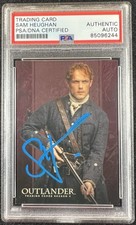 2020 Cryptozoic Outlander Season 4 Sam Heughan #C2 SIGNED SIGNATURE AUTO - PSA picture