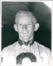1971 Snell Jockey Portrait Sports Historic Vintage Press Photo 8x10 picture