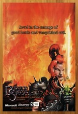 2001 Dungeon Siege PC Vintage Print Ad/Poster Fantasy RPG Game Promo Art 00s picture