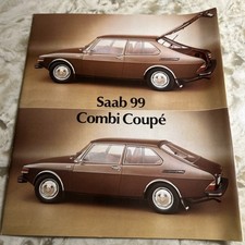 Original 1974 Saab 99 WagonBack Sedan Sales Brochure 74 picture