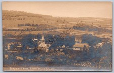 K32/ South Valley New York RPPC Postcard c1910 Otsego County Birdseye 979 picture
