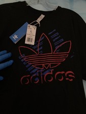 [New]  ADIDAS ORIGINALS OG SKETCH TREFOIL Unisex T-SHIRT;  LARGE;  New with Tag picture