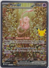 Pokémon Tcg 30th Anniversary - Mew EX 152/128 - Celebrations SIR - Pack Fresh NM picture