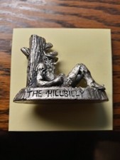 Vintage Pewter Hill Billy Figure 2⅜