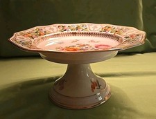 Schumann Bavaria Dresdener Art Porcelain Bon Bon Footed Tray ~ Excellent Conditi picture