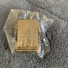 Disney “A Walk In Walt’s Footsteps” Golden Disneyland Pin Walt Disney Castle picture