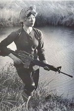 guerrilla woman in vietnam WW2 Photo Glossy 4*6 in С012 picture