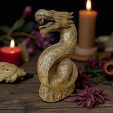 Jormungandr Statue Huge Monster Scandinavian Pantheon Viking Pagan Asatru Altar picture