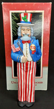 Vintage 1988 Uncle Sam Nutcracker Hallmark Christmas Ornament With Original Box picture