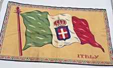 Vtg Felt Banner Kingdom Of Italy Flag 16