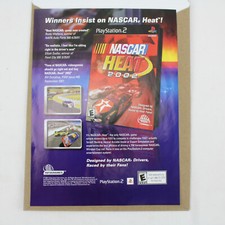 Nascar Heat 2002 Full Page Print Promo Ad Magazine Clipping PS2 Playstation 2 picture