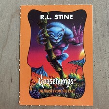 R.L Stine Goosebumps The Beast From The East Trading Card #43 Parachute Press In picture