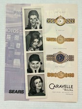 1998 VTG Caravelle by Bulova Watches Magazine Ad -  picture