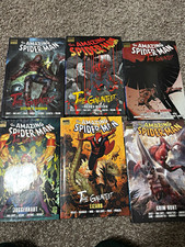 Marvel The Amazing Spider-Man: The Gauntlet, Grim Hunt Hardcover lot ASM 612-637 picture