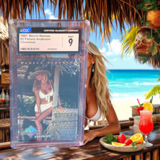 1997 Bench Warmer Chromium Pamela Anderson #3 CGC 9 PoP 3 None Higher WOW picture