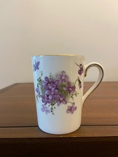 Spode Hammersley Victorian Violets Bone China Floral Mug – Made in England picture