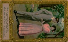 Postcard: She is pretty to walk with. And witty to talk with, And plea picture