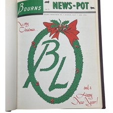 Bourns Inc Newspot Yearbook 1956-1961 Vintage Corporate Bound Book picture