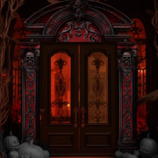 3 Pcs Halloween Cemetery Archway Halloween Cemetery Banners Gothic picture