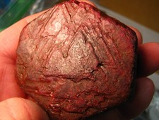 2/3lb 1513cts 2.67inch AT WIDEST 1.2inch LARGE RUBY CRYSTAL HUGE BIG BURMA #066 picture