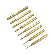 8 Pieces Brass Pin Punch Set - Non-Marring, for Gunsmithing, Woodwork picture