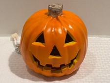 Vtg Halloween  Foam Mold Jack O Lantern Pumpkin Light Up 1998 Paper Magic Group picture