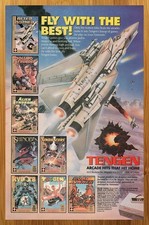 1989 After Burner Nintendo NES Print Ad/Poster Shinobi Xybots Tengen Game Art picture