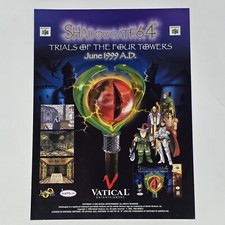 Shadowgate 64 Trials of the Four Towers Nintendo N64 Print Ad/Poster Promo Art picture