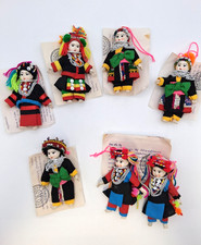 Traditional Authentic Thai Hilltribe Dolls -Lot of 7 picture