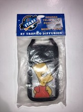 1990’s The Simpsons Bart Simpson Tropico Diffusion Vintage Mobile Pouch Carrier picture