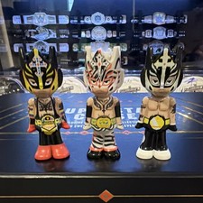 WWE Superstar Chase Lids Exclusive Ghostwrite Rey Mysterio Championship base set picture
