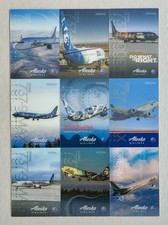 🔥2026 Release: Sealed Full Set of 9 Alaska Airlines Official Trading Cards picture