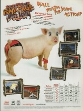 Redneck Rampage Rides Again 1998 Vintage Promo Print Ad PC Game Interplay Art picture