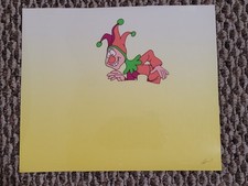 Original 1980s Halfsies Cereal Jester Animation Cel Quaker Oats Jay Ward Studio picture