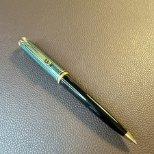 Pelikan Souveran K800 Ballpoint Pen Black/Green Stipes picture