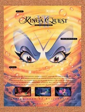 1994 King's Quest VII The Princeless Bride PC Original Advertisement / Promo v2 picture