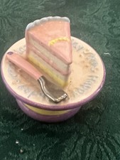 Mud Pie Trinket Box Piece of Cake  picture