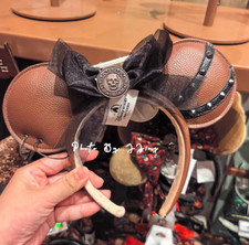 Disney Parks pirates of the caribbean brown Mickey mouse ears Headband Authentic picture