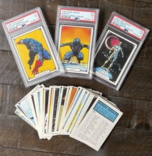 1988 Marvel Heroic Origins lot 53 cards (58% of set) including 3 graded PSA 7 picture