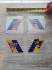 (4) Piece Lot - SUPPORTER - New JERSEY State POLICE - INSIDE WINDOW DECALS picture