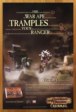 2001 Dungeons & Dragons Chainmail Print Ad/Poster Miniatures Figures Game Art picture
