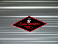 Bally / Midway Classic Coin Door Decal GREAT FOR ANY RESTORATION picture