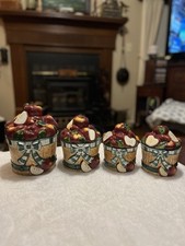 Vintage Young’s 1997 Apple Canister Jar Set Kitchen Storage Containers picture