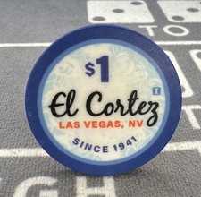 🎰🎲$1 El Cortez Casino Chip Downtown Las Vegas NV 1 Of 11🎲🎰 picture