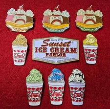 Sunset Ice Cream Parlor Little League World Series Pins Plus Banana Split Sundae picture