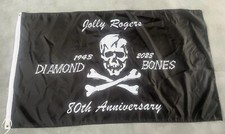 USN VF-103 Jolly Rogers 80th Anniversary 3x5 ft Single-Sided Flag Banner picture